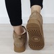 Ghete camel din piele naturala B-NN604 116 Camel 40 EU
