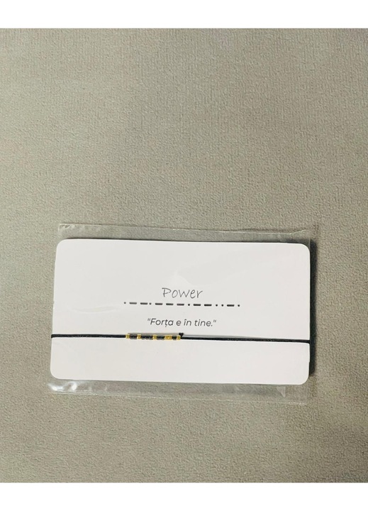 Bratara Cod Morse – Power