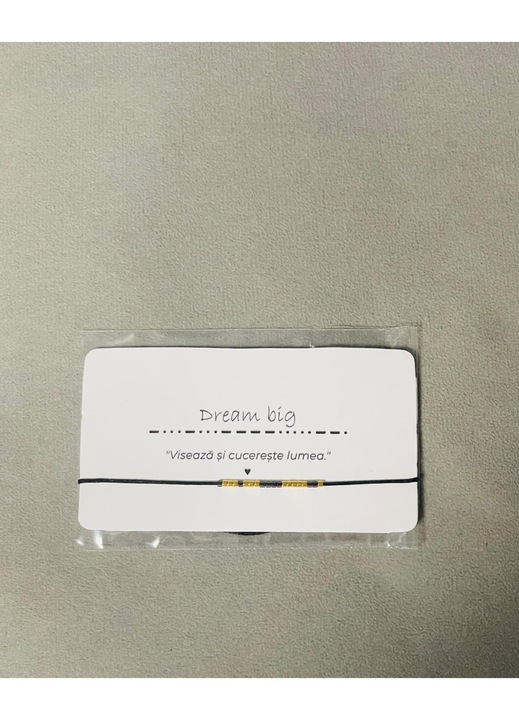 Bratara Cod Morse – Dream Big