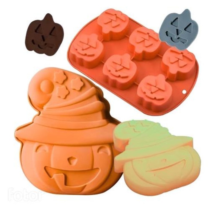 2x Силиконови форми за печене на мъфини за Хелоуин