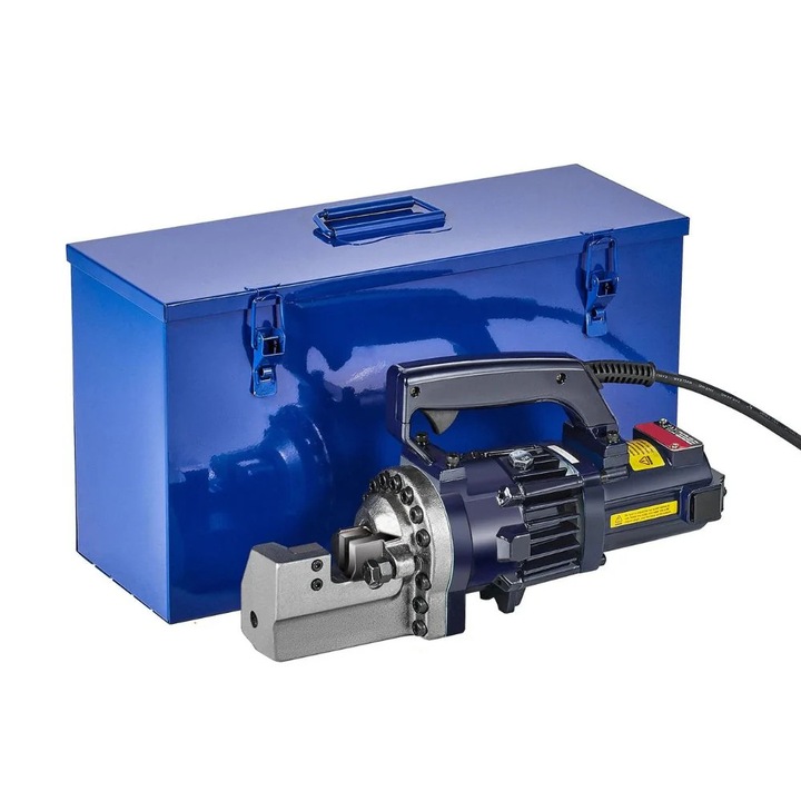 Hidraulikus elektromos betonacél vágógép, 1700 W, 20 mm vágási sugár, hordozható, kék
