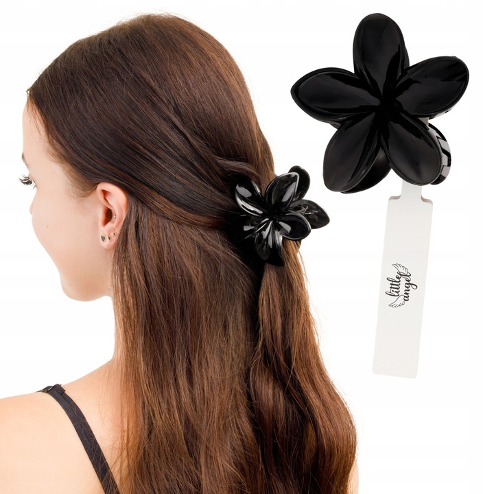 Clema de par, Little Angel, W1096, floare neagra, 8x7cm