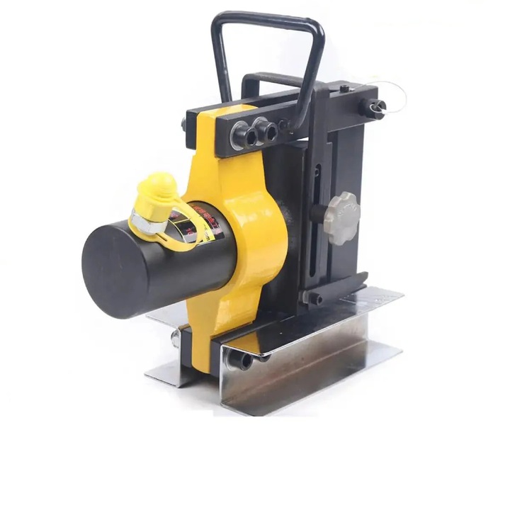 Hidraulikus gyűjtősín hajlító gép, 16T, 150mm szélesség, 10mm vastagság, sárga, 35x18x28, 4cm