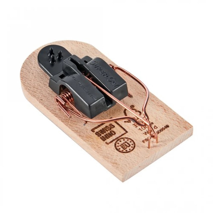 Capcana pentru soareci din lemn Swissino SuperCat, 1 buc