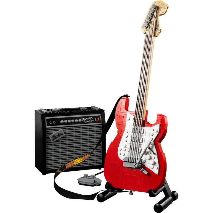 LEPIN Fender Stratocaster építőkészlet, 1074 darab