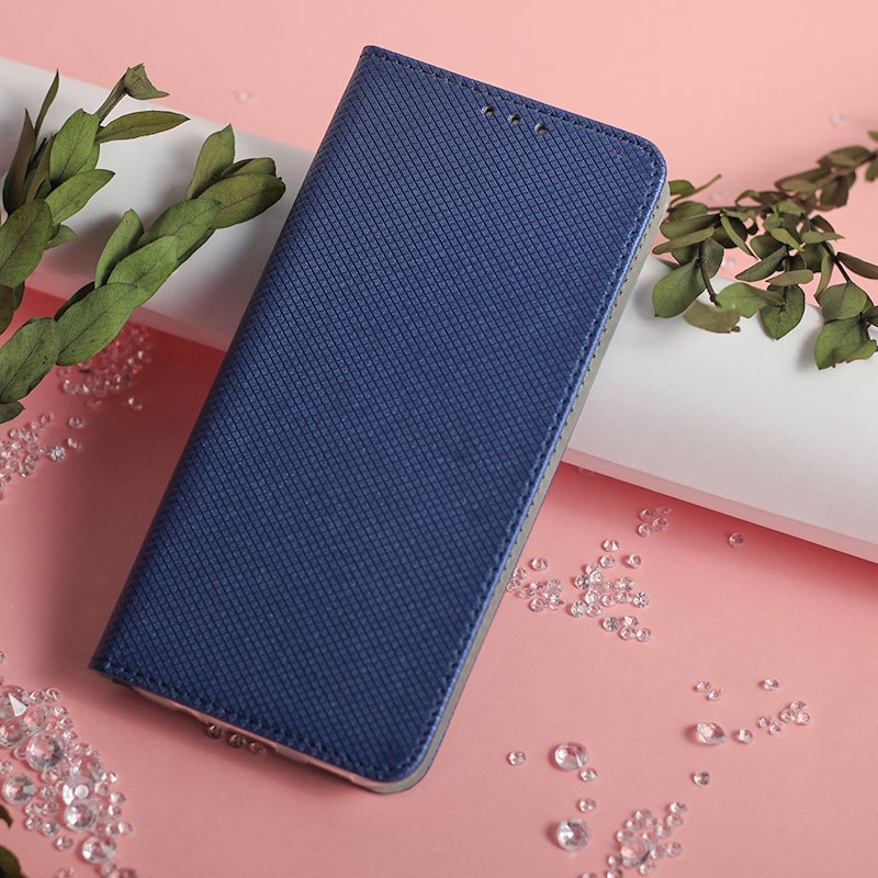 Husa Flip pentru Samsung Galaxy A17, tip carte cu inchidere magnetica, Blue