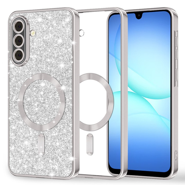 Védőtok Samsung Galaxy A17 5G / A17 4G, Tim, ezüst