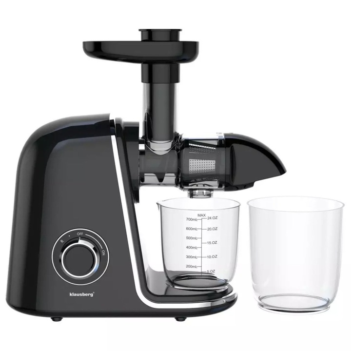 Storcator de fructe cu rotatie lenta Klausberg KB7866, negru