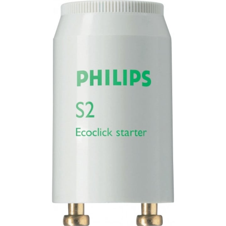 Starter,Philips, Ecoclick,S2,4-22W SER 220-240V,alb