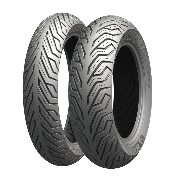 2 db motorkerékpár gumiabroncs szett, MICHELIN Opona, 100/80-10, City Grip 2 53L TL, 2025, fekete