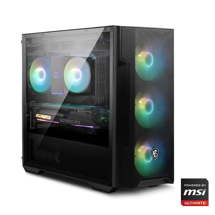 VIST PbMSI Sistem PC Ryzen 7 8700F, Ram 32GB, NVIDIA GeFroce RTX 5060Ti, SSD 1TB M.2, WIFI, Windows 11 Pro preinstalat