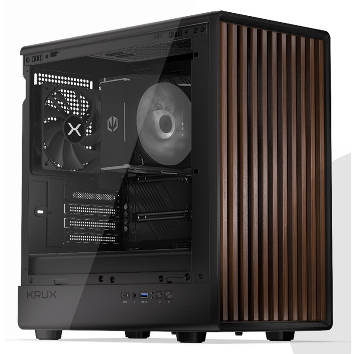 VIST Wood Sistem PC Core i5 14400, Ram 32GB, Intel UHD, SSD 1TB M.2, WIFI, Windows 11 Pro preinstalat