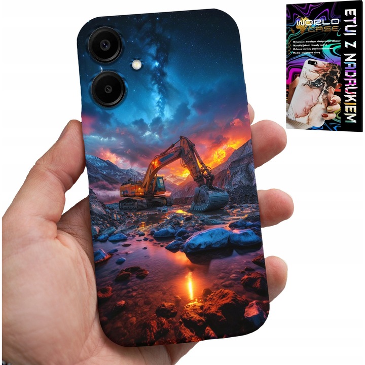 Husa pentru Samsung Galaxy A06 5G, World Case, Tractor Farm, silicon, imprimare full color