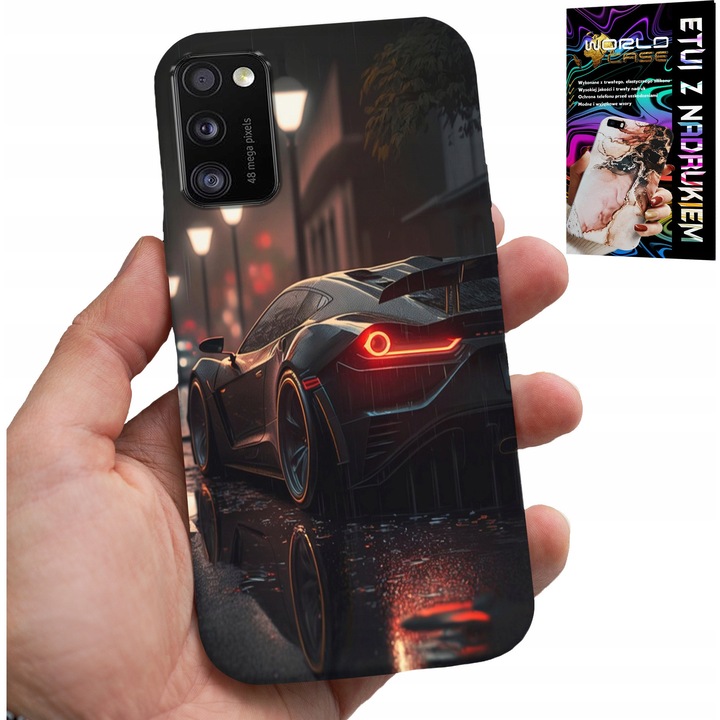 Tok Samsung Galaxy A41-hez, World Case, sport, szilikon, többszínű