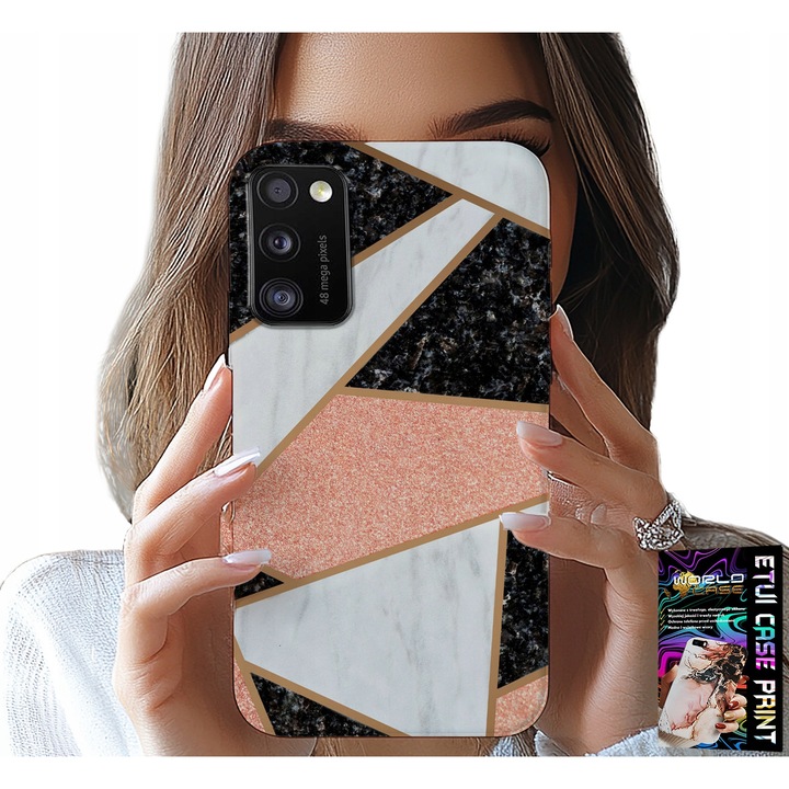 Tok Samsung Galaxy A41-hez, World Case, szilikon védelem, elegáns design, üvegkészlettel