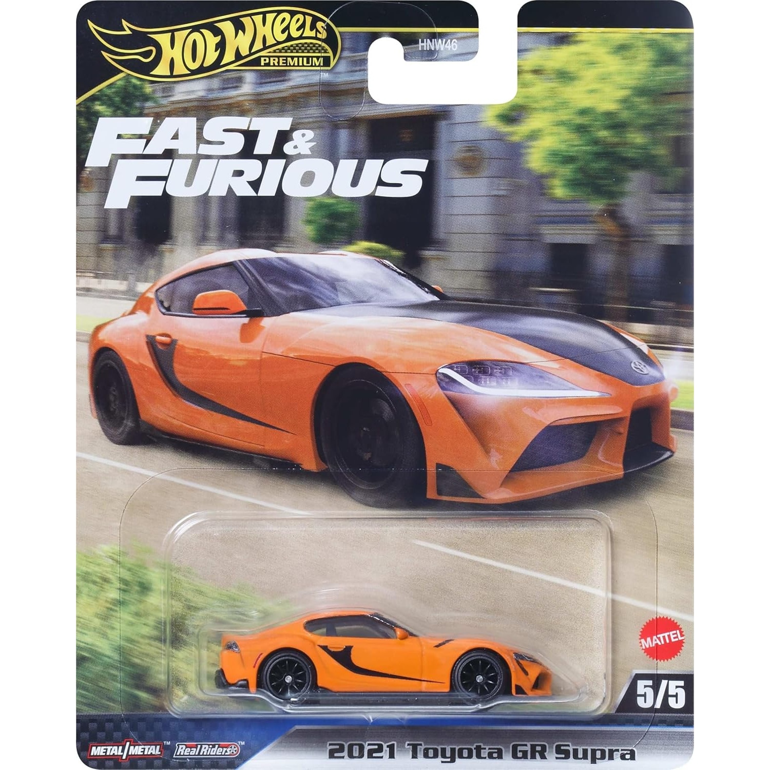 Masinuta metalica Hot Wheels Premium, Fast & Furious, 2020 Toyota
