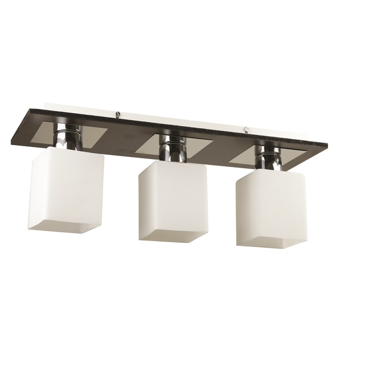 E27 Andra Mennyezeti lámpa, 3x60w, FST30159, Wenge + króm