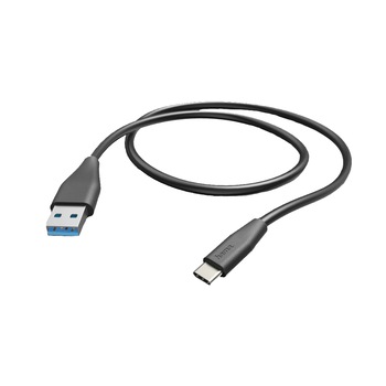 Cablu de date Hama Type-C - USB 3.1 A, 1.5m, Negru Cablu de date Hama Type-C - USB 3.1 A, 1.5m, Negru