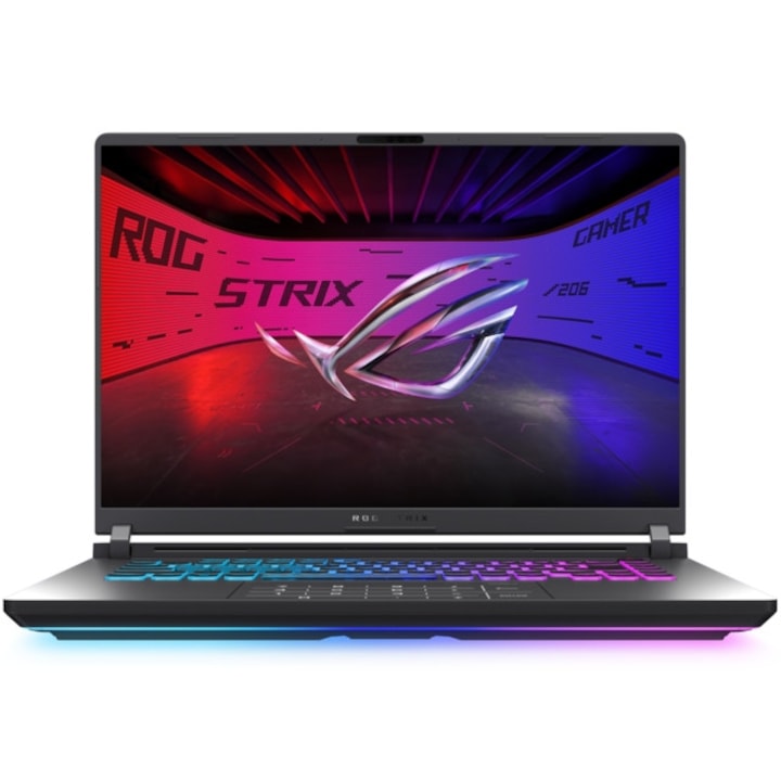 Лаптоп Asus Strix G16 G615JMR-RV063, G615JMR-RV063, 16", Intel Core i7-14650HX (16-ядрен), NVIDIA GeForce RTX 5060 (8GB GDDR7), 32GB 5200MHz (2x16GB) DDR5, Сив