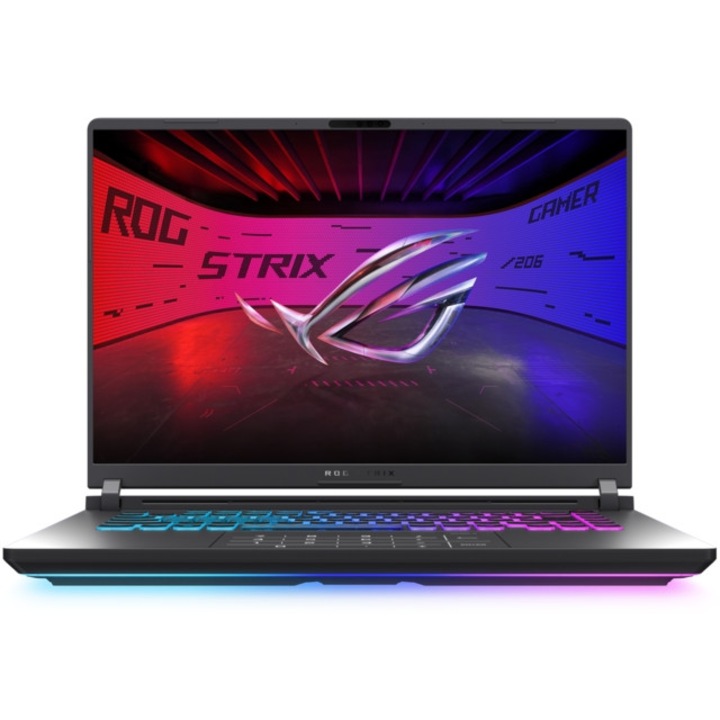 Лаптоп Asus Strix G16 G615JMR-RV063, G615JMR-RV063.500SSD, 16", Intel Core i7-14650HX (16-ядрен), NVIDIA GeForce RTX 5060 (8GB GDDR7), 32GB 5200MHz (2x16GB) DDR5, Сив