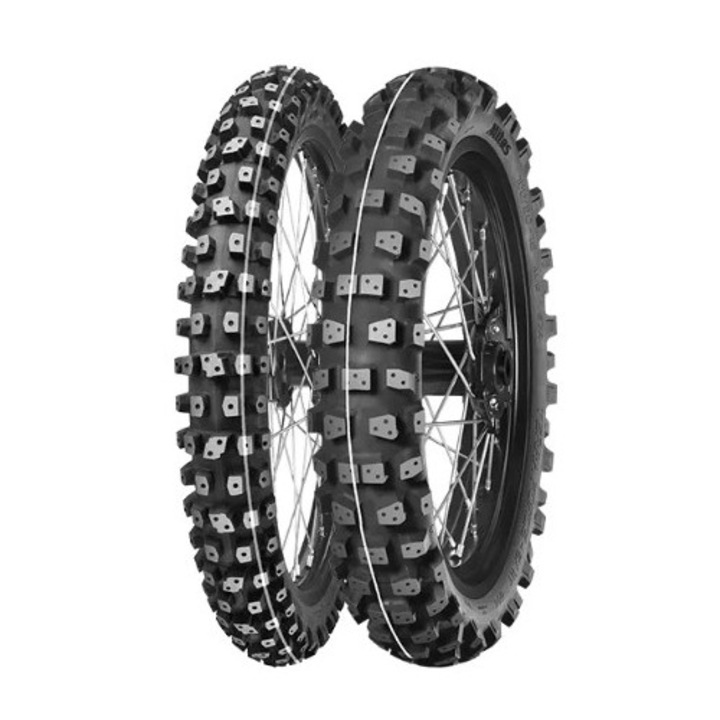 Mitas Opona 90/90-21 Terra Force-EX HT ICE 51M TT motorkerékpár gumiabroncs, fehér, 90/90-21