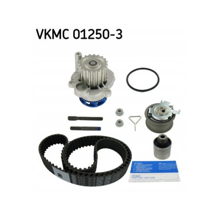 Vezérműszíj készlet + vízpumpa SKF Audi A2, Seat Arosa, Ibiza, VW Lupo, Polo 1.4D/1.9D, 120 fog, 30mm