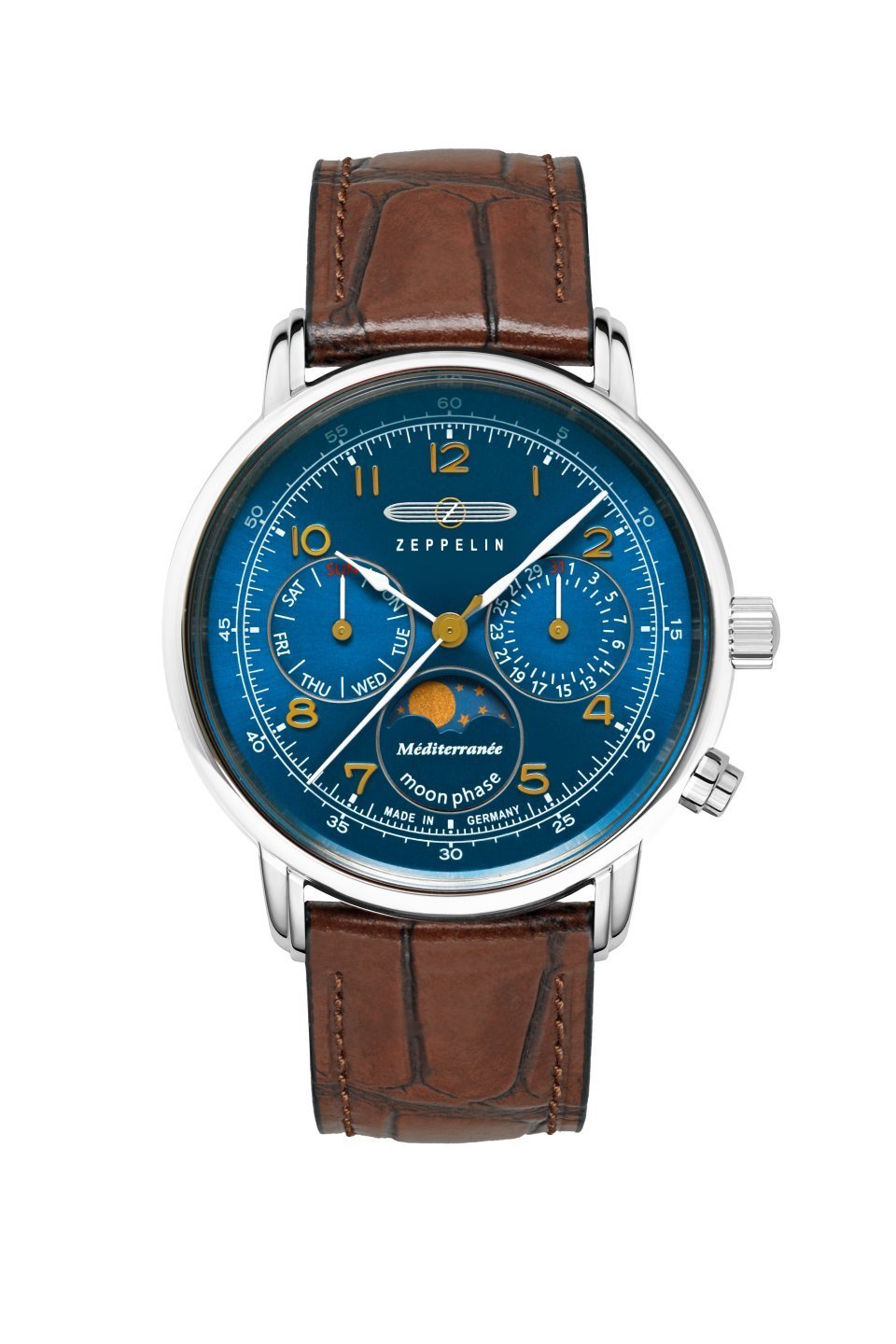 Ceas barbatesc Carhartt Ronda 706.1, albastru, 36mm, curea din