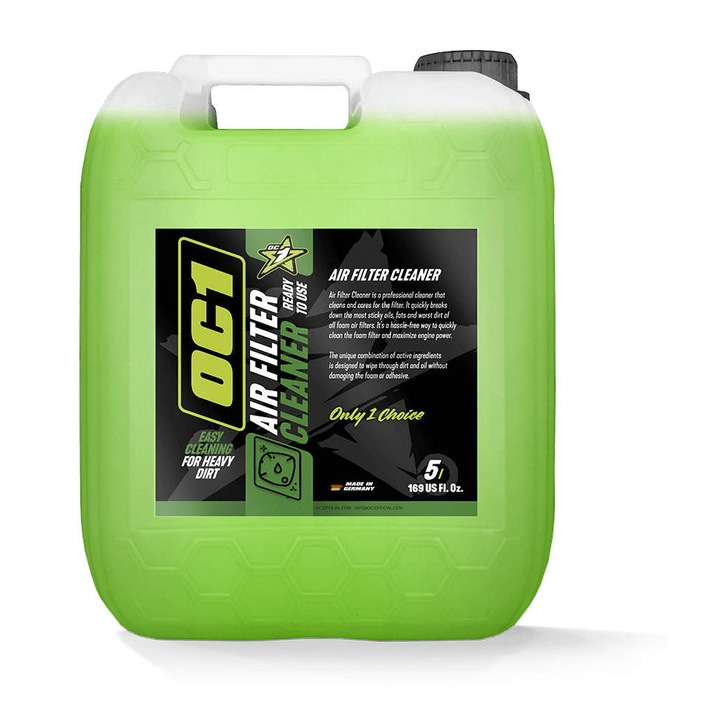 OC1, detergent pentru curatarea filtrului de aer, 5L