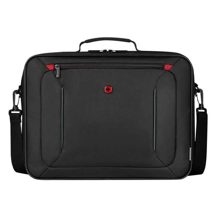 Wenger BQ 16" laptop táska, fekete, 420x330x70mm