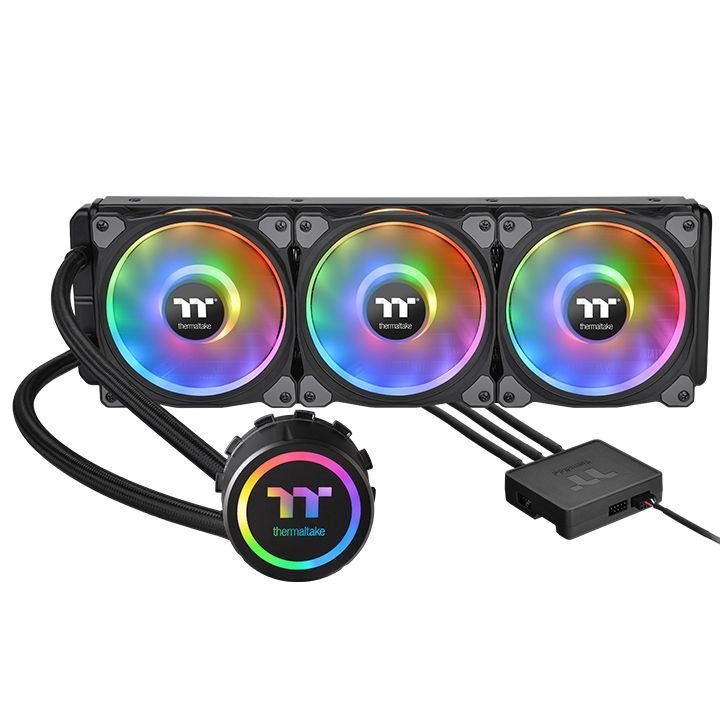 Racire procesor Thermaltake Floe DX RGB 360, 3 ventilatoare, 14 cm, negru, 1 set