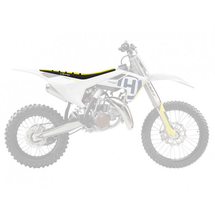 Husa scaun moto BLACKBIRD pentru Husqvarna TC 85 '25, culoare negru-galben, set