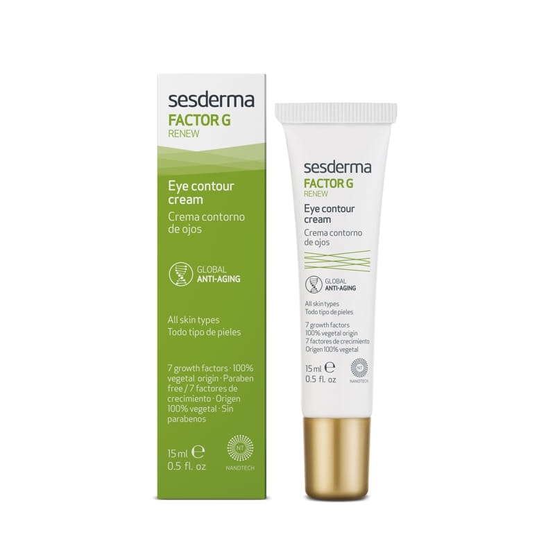 Crema pentru conturul ochilor SESDERMA FACTOR G Renew , stimuleaza productia de colagen si elastina, reducere cearcanele si ridurile, complex activ anti-aging, 15ml