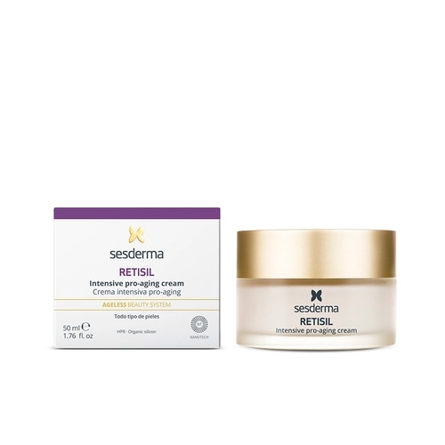 Crema Pro-Aging Sesderma, fermitate vizibila si tonus crescut, formula cu Vitamina A pentru reducerea ridurilor, textura non-grasa, 50 ml