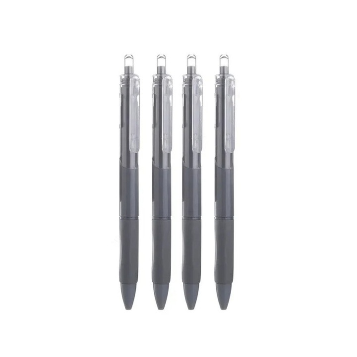 MOKA gél toll szett, 4 darab, 0.5 mm-es hegy, szürke