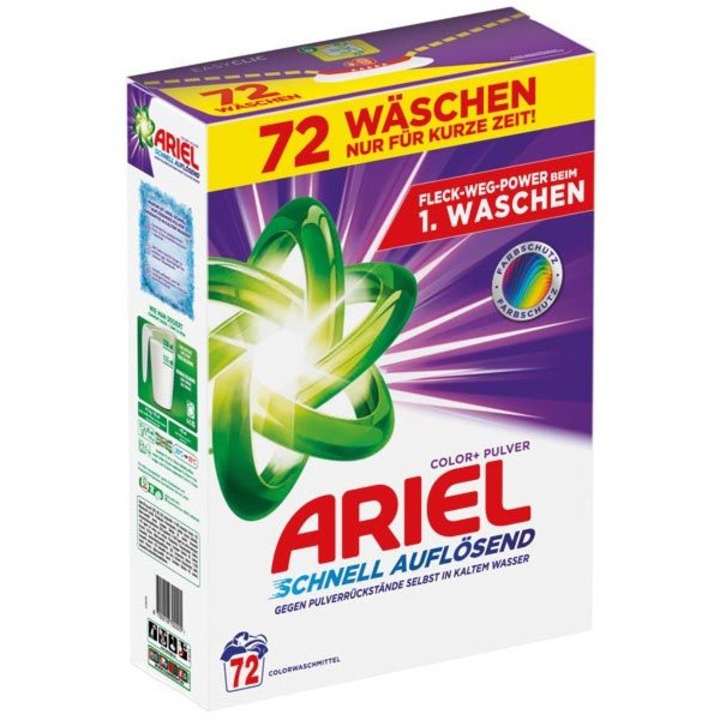 Прах за пране Ariel Color, 3.96 кг, 72 пранета