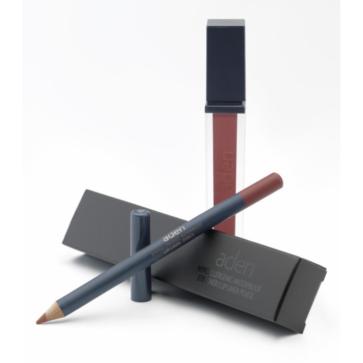 Комплект течно червило + молив за устни 06, 7 мл + 1.14 гр