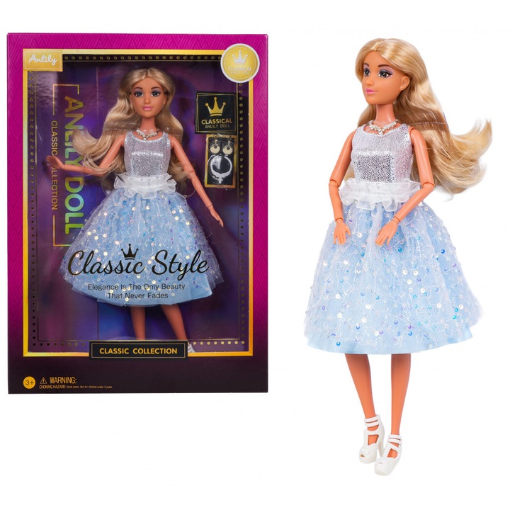 Olga divatbaba + kiegészítők