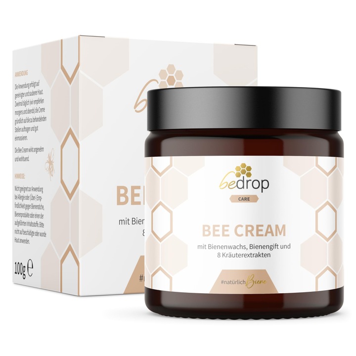 Unguent Beddrop méhméreg és méhviasz, 100g, Unisex, Hűsítő és melegítő