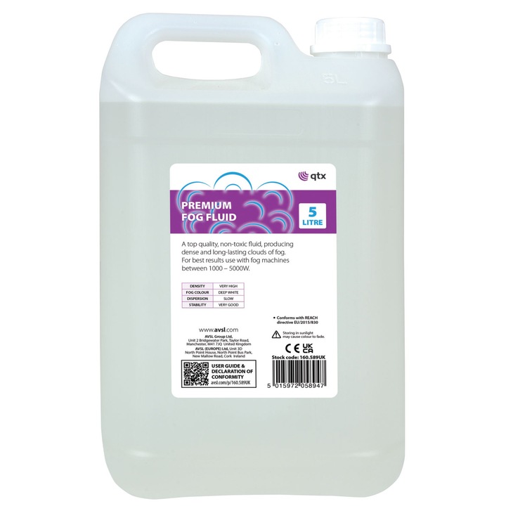 Lichid pentru masina Fum Densitate Foarte Mare VHD 5L QTX