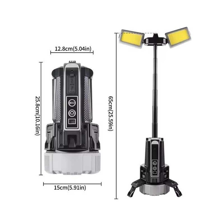Lanterna Premium LED Multifunctionala 3 in 1 Classlights, 2500lm