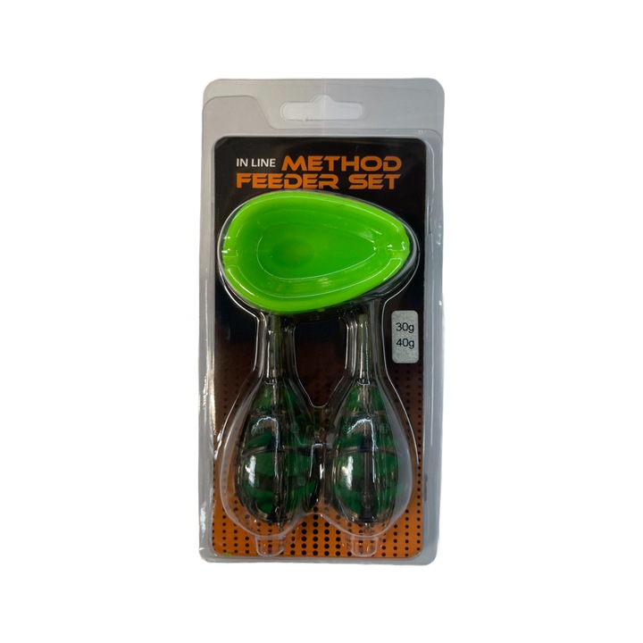 2 etetőkosár + method feeder forma, 30 GR + 40 GR, Dual Fish