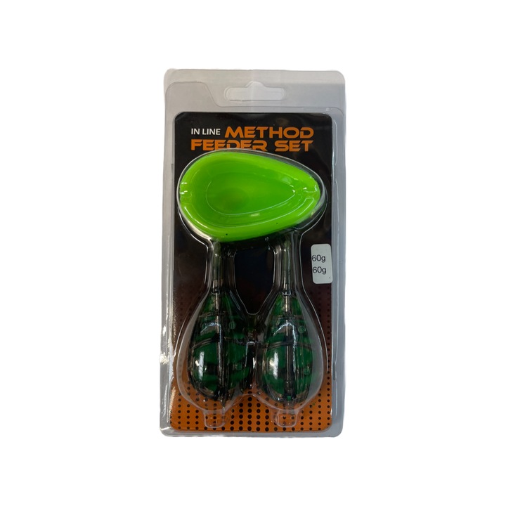 2 etetőkosár + method feeder forma, 60 GR + 60 GR, Dual Fish