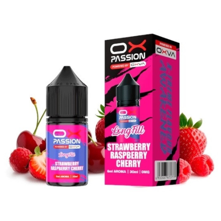 Lichid Longfill Oxva Ox Passion 6ml/30ml - Strawberry Raspberry Cherry