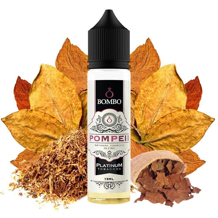Lichid Longfill Bombo 15ml/60ml - Platinum Tobacco Pompeii