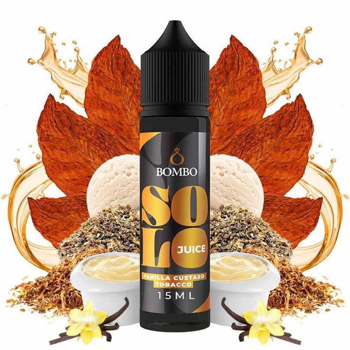 Lichid Longfill Bombo 15ml/60ml - Solo Vanilla Custard Tobacco