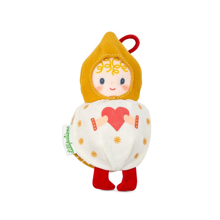 Jucarie de Craciun reversibila, Lilliputiens, Elfa Mimmi, straluceste in intuneric, 2 ani+