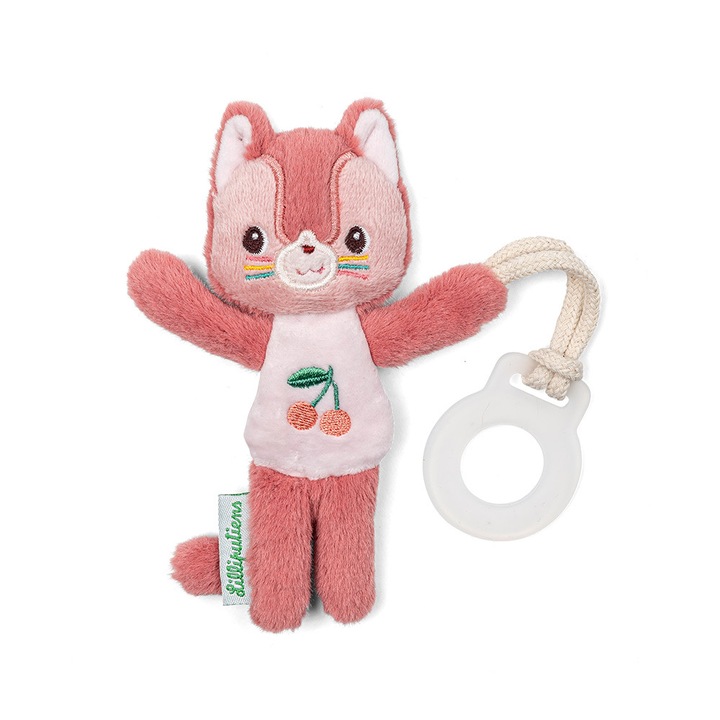 Мини фосфоресцираща играчка, Lilliputiens, котето Жан, 0 месеца+