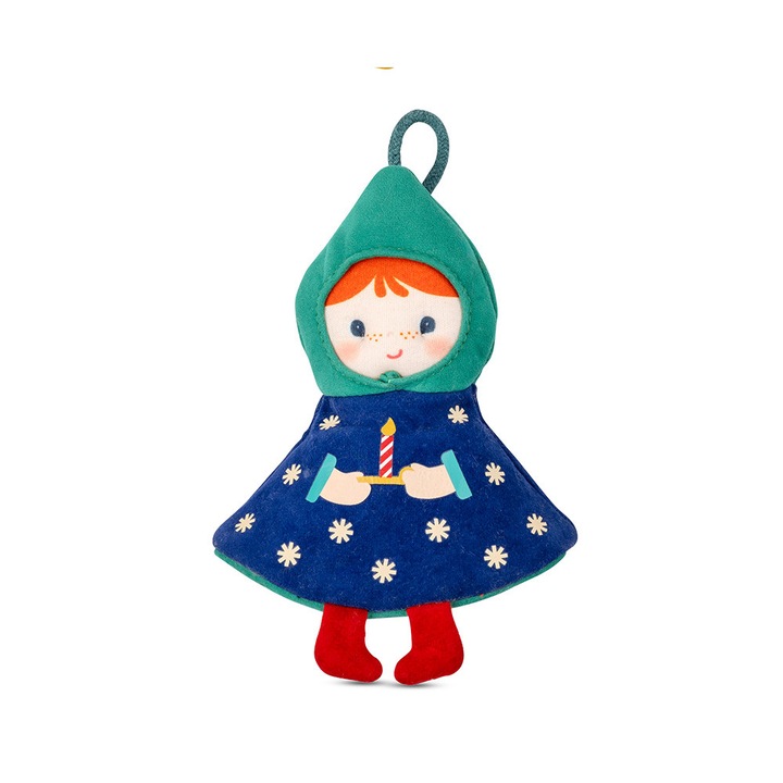 Jucarie de Craciun reversibila, Lilliputiens, Elfa Titti, straluceste in intuneric, 2 ani+