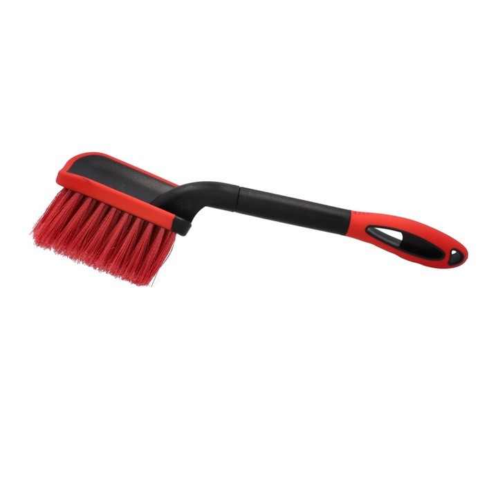 Nigrin autómosó kefe, kíméletes tisztítás, 38cm, piros/fekete