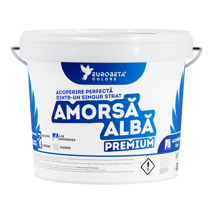 Amorsa profesionala alba pentru interior – aderenta si protectie 5L